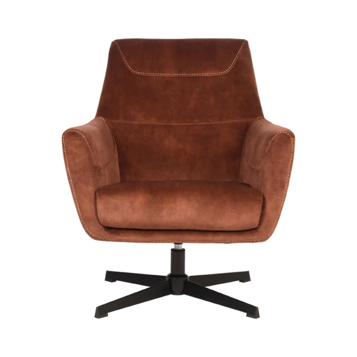 LABEL51 Fauteuil Toby Rust Velours