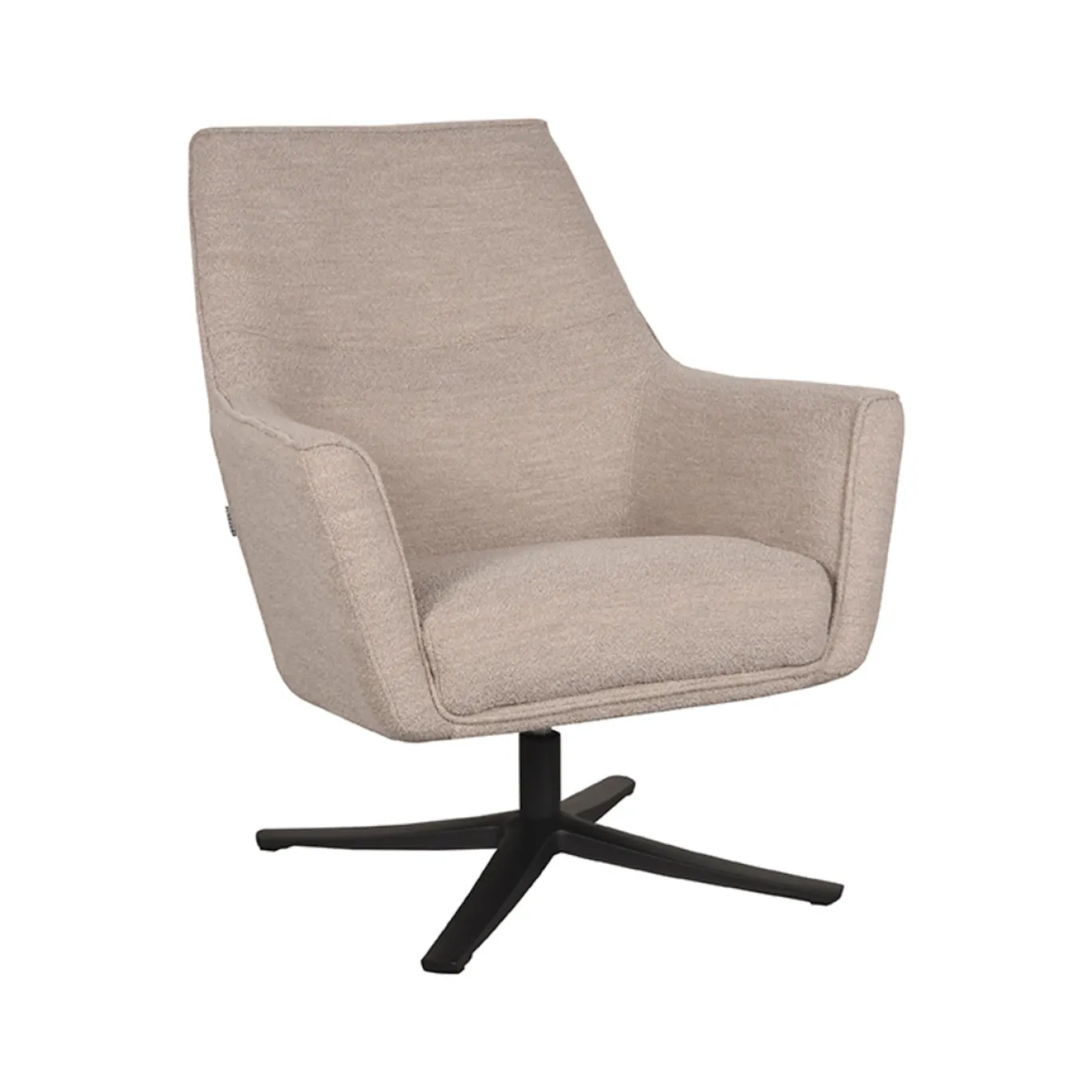 LABEL51 Fauteuil Tod Naturel Bouclé