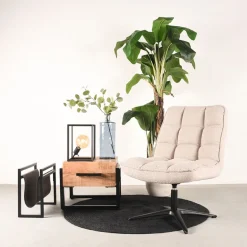 LABEL51 Fauteuil Vince Naturel Boucle