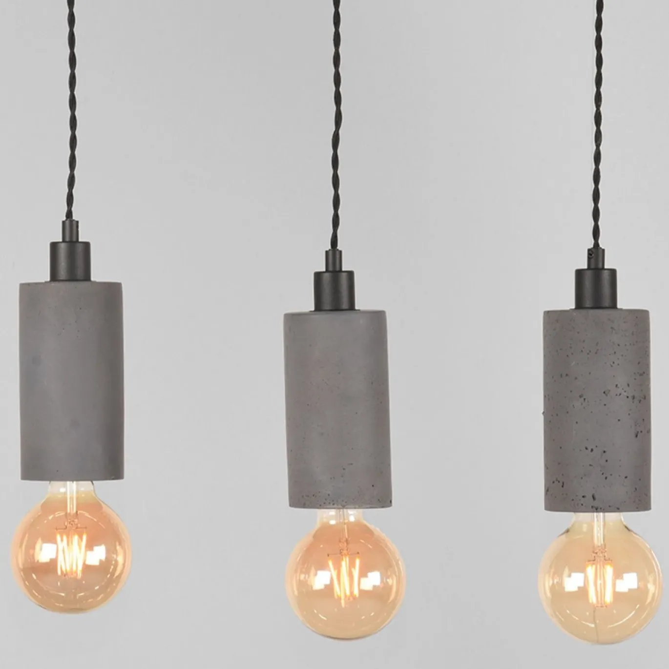 LABEL51 Hanglamp Fresco Concrete Beton 5-Lichts