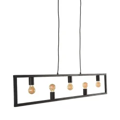 LABEL51 Hanglamp Quadrato - Zwart - Metaal