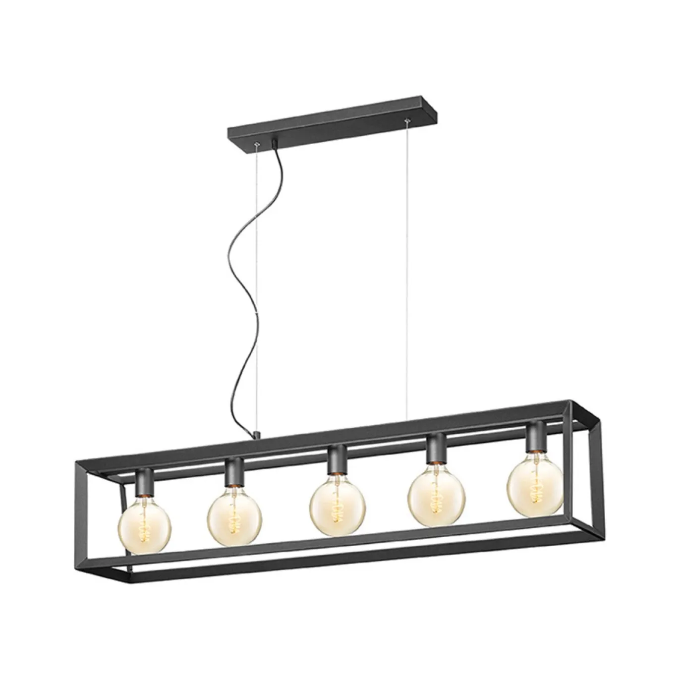LABEL51 Hanglamp Tetto - Zwart - Metaal