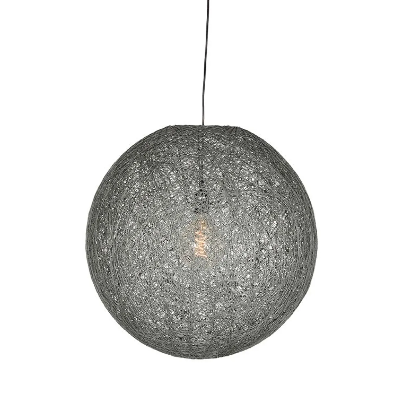 LABEL51 Hanglamp Twist Grijs Vlas L