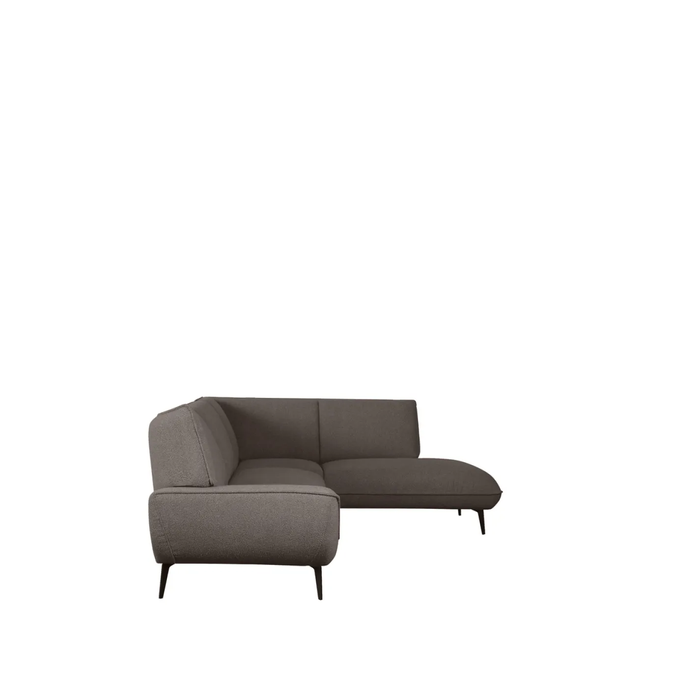 LABEL51 Hoekbank Pesaro Bouclé Bruin Rechts