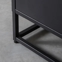 Label51 Hoge Kast Luff Zwart Metaal