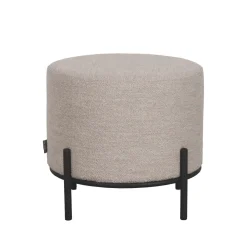 LABEL51 Poef Troy L Naturel Bouclé Ø46cm