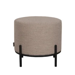 LABEL51 Poef Troy L Naturel Bouclé Ø46cm
