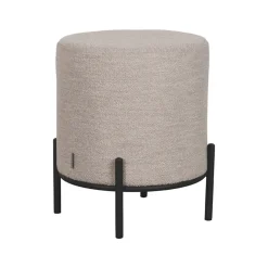 LABEL51 Poef Troy M Naturel Bouclé Ø41cm