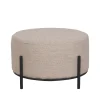 LABEL51 Poef Troy XL Naturel Bouclé Ø57cm
