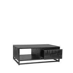 LABEL51 Salontafel Chili Zwart Mangohout