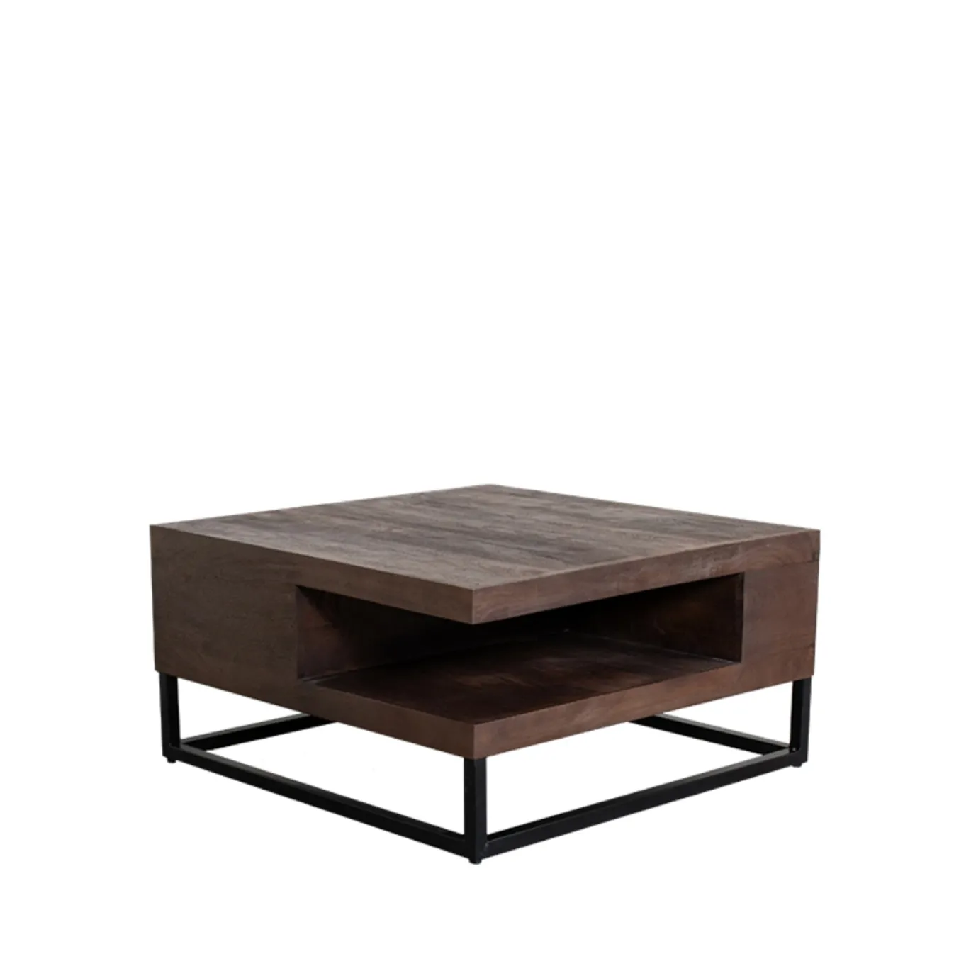 LABEL51 Salontafel Cube Espresso Mangohout