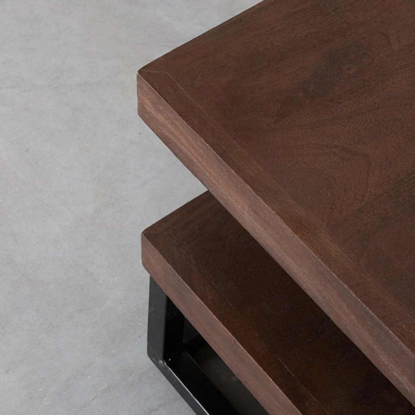 LABEL51 Salontafel Cube Espresso Mangohout