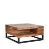 LABEL51 Salontafel Cube Rough Mangohout