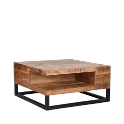 LABEL51 Salontafel Cube Rough Mangohout