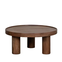 LABEL51 Salontafel Elly Bruin Ø70cm