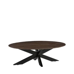 LABEL51 Salontafel James Ovaal Espresso 130cm