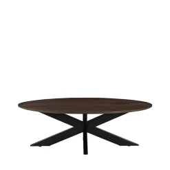 LABEL51 Salontafel James Ovaal Espresso 130cm