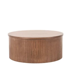 LABEL51 Salontafel Oliva Walnoot Eiken Ø70cm