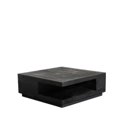 LABEL51 Salontafel Square Zwart Mangohout