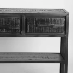 LABEL51 Sidetable Chili Zwart Mangohout