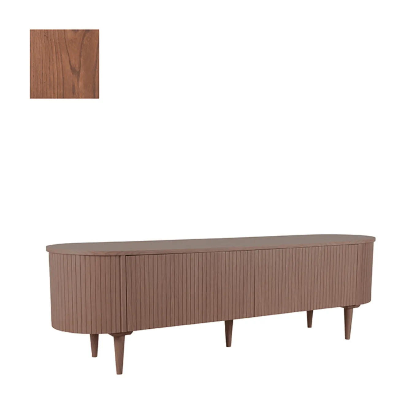 LABEL51 Tv-meubel Oliva Walnoot Eiken 180cm