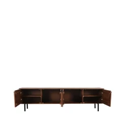 LABEL51 Tv-Meubel Rio Espresso Mangohout 220cm