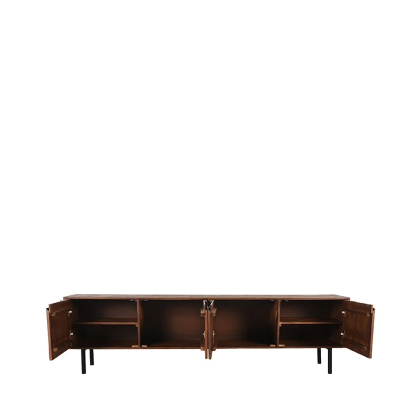LABEL51 Tv-Meubel Rio Espresso Mangohout 220cm