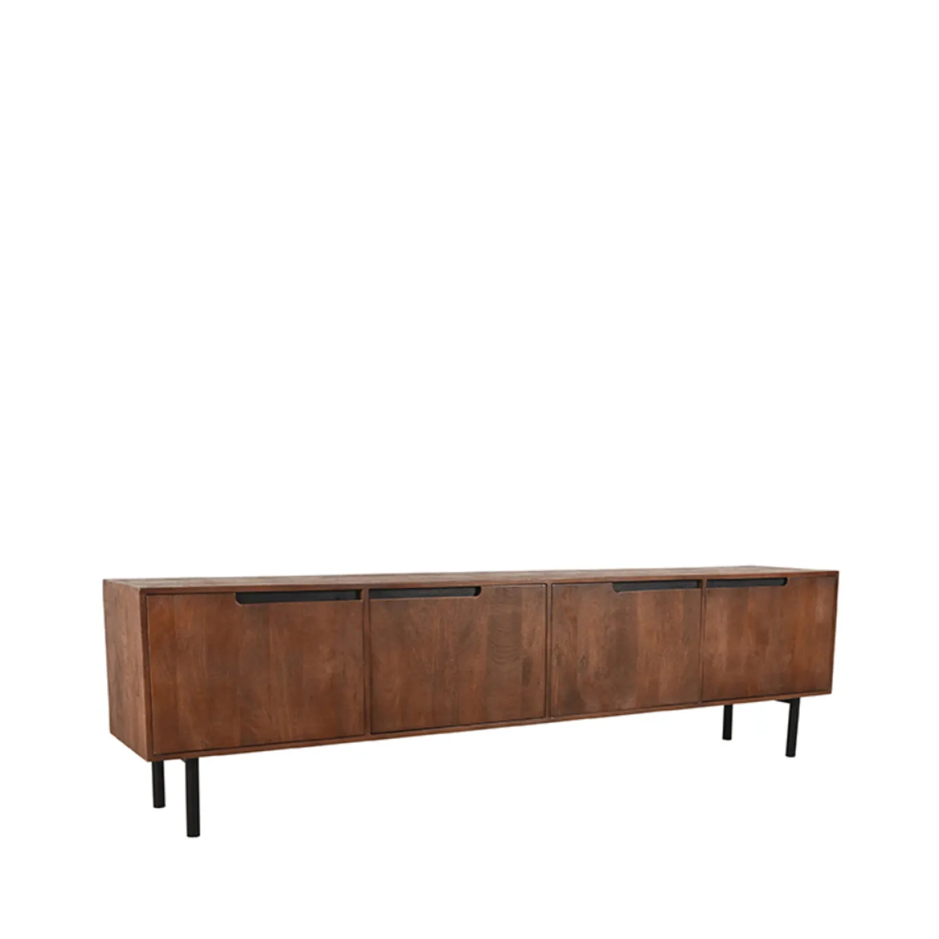 LABEL51 Tv-Meubel Rio Espresso Mangohout 220cm
