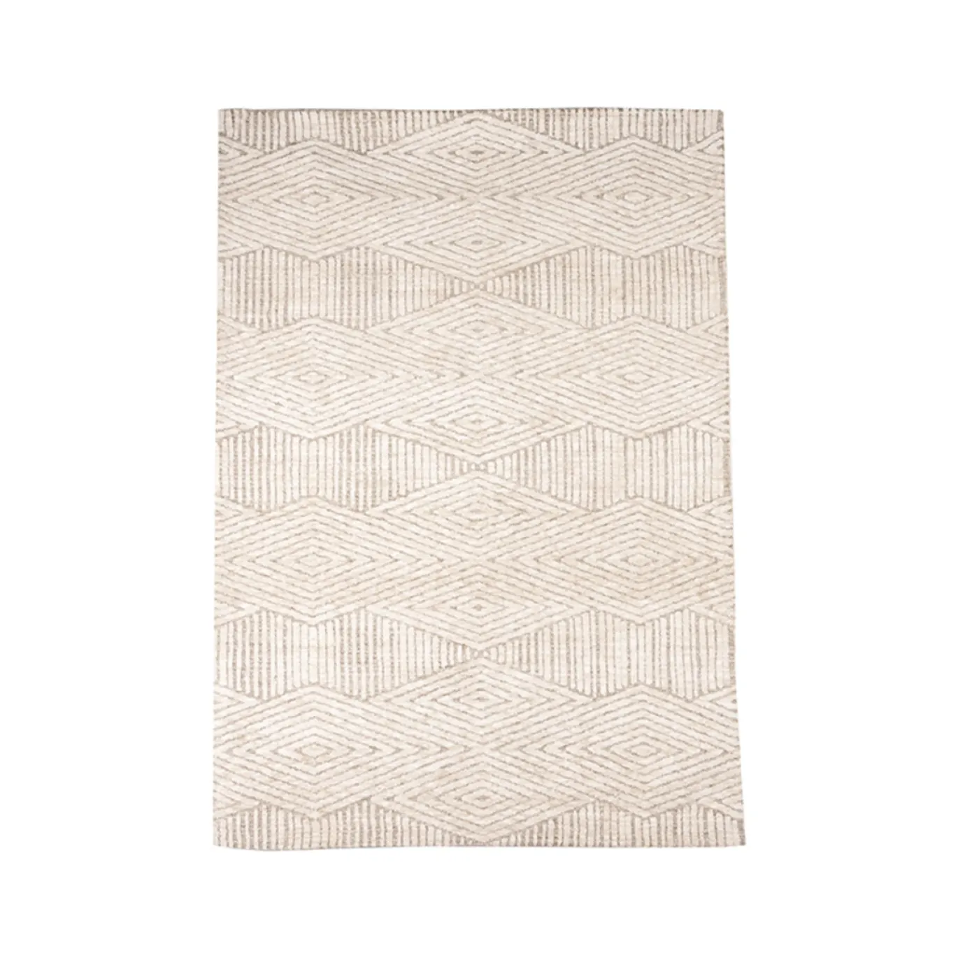 LABEL51 Vloerkleed Cosy Taupe Synthetisch 160x230 cm