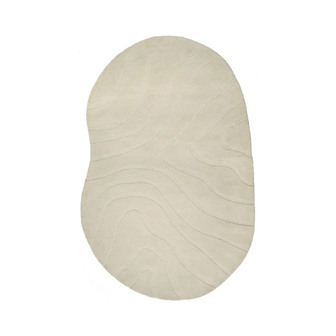LABEL51 Vloerkleed Goa Organisch Zand 160x230cm