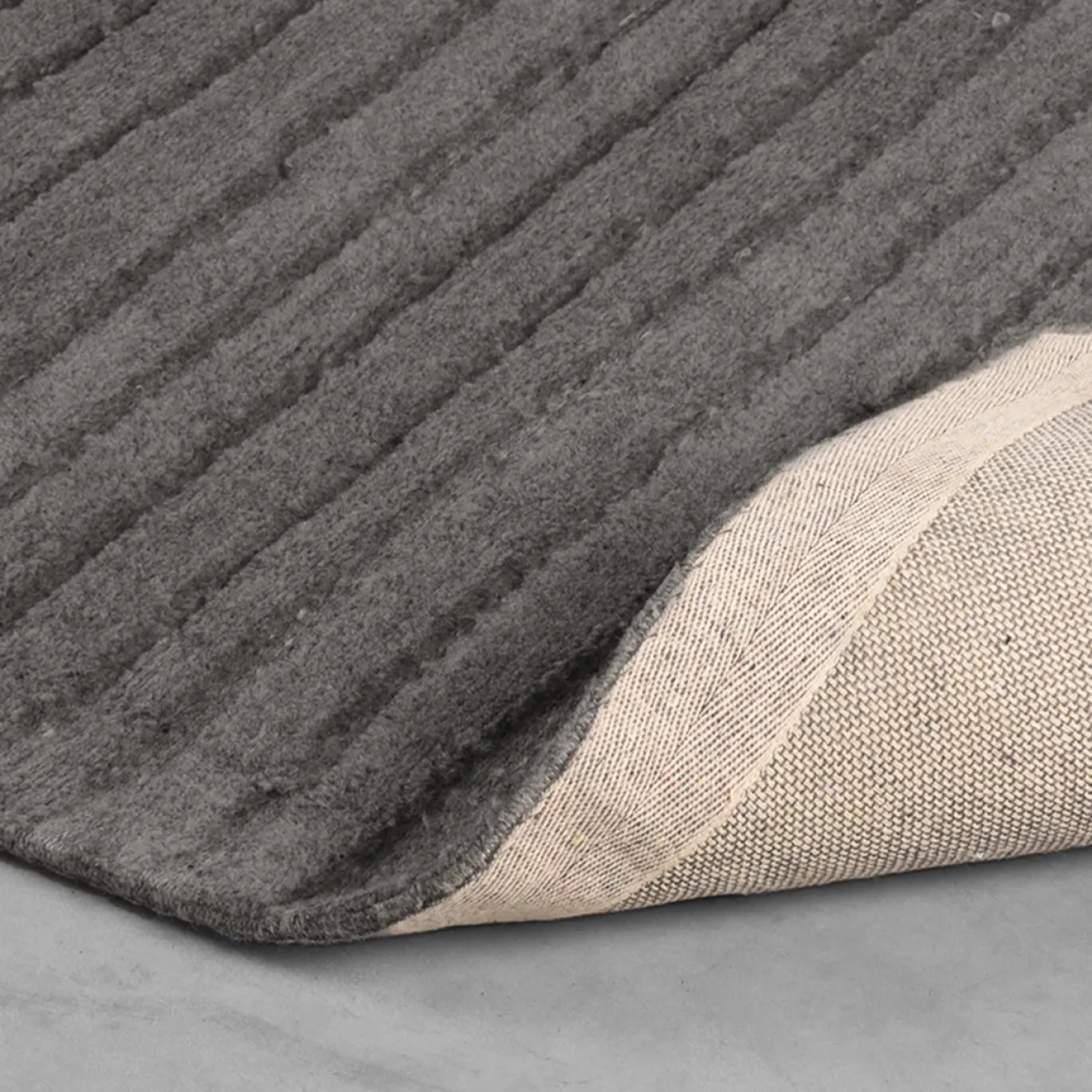 LABEL51 Vloerkleed Luxy Antraciet Synthetisch 160x230 cm