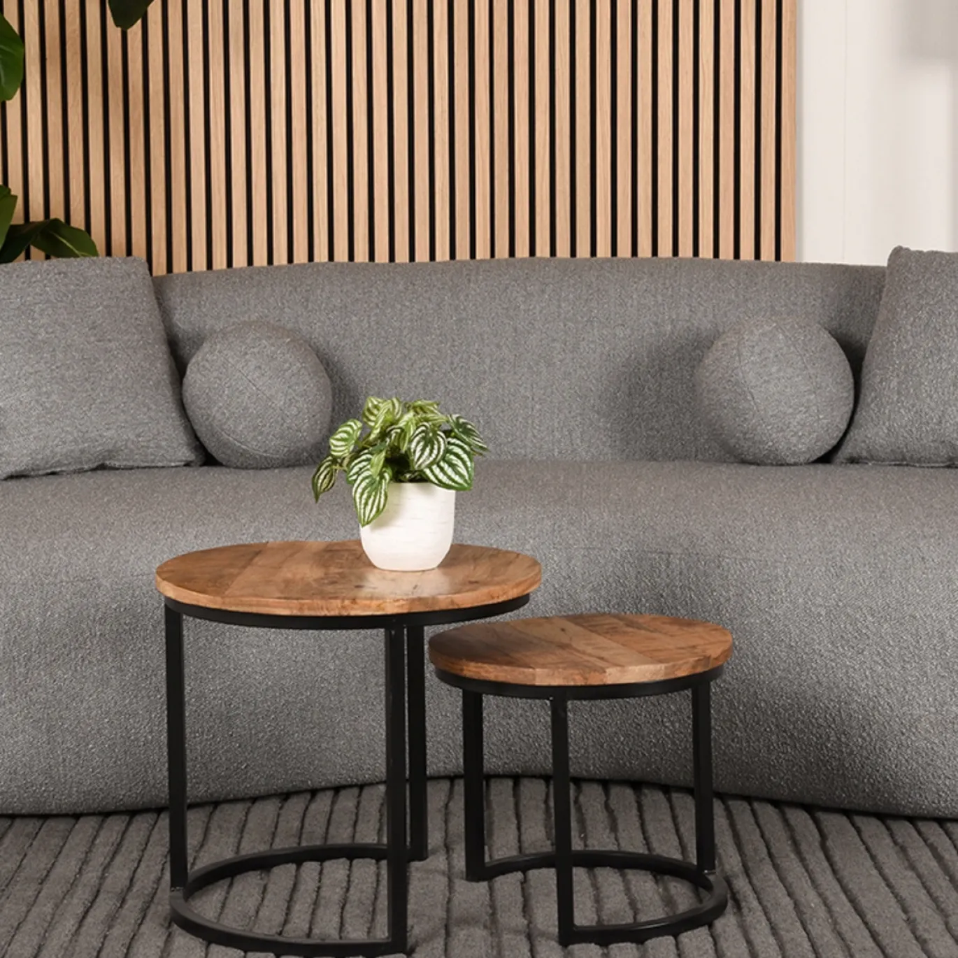 LABEL51 Vloerkleed Luxy Antraciet Synthetisch 160x230 cm