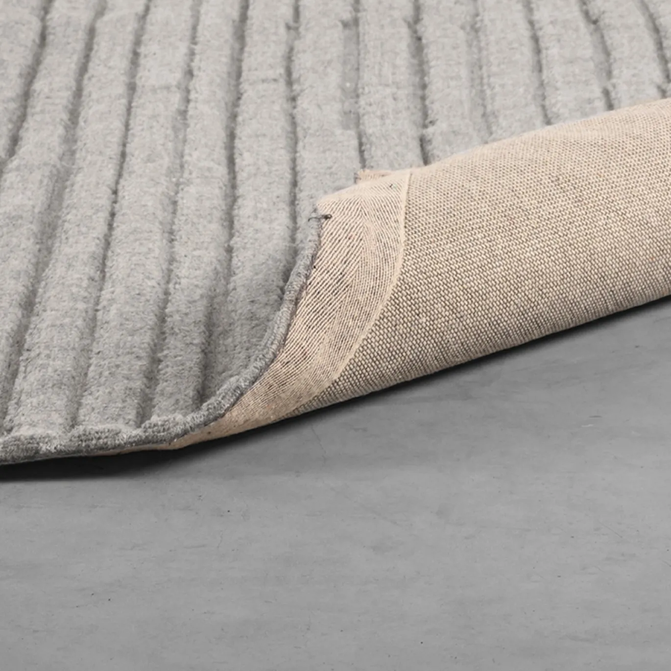 LABEL51 Vloerkleed Luxy Grijs Synthetisch 160x230 cm