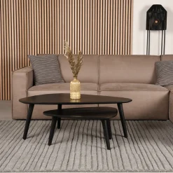 LABEL51 Vloerkleed Luxy Grijs Synthetisch 160x230 cm