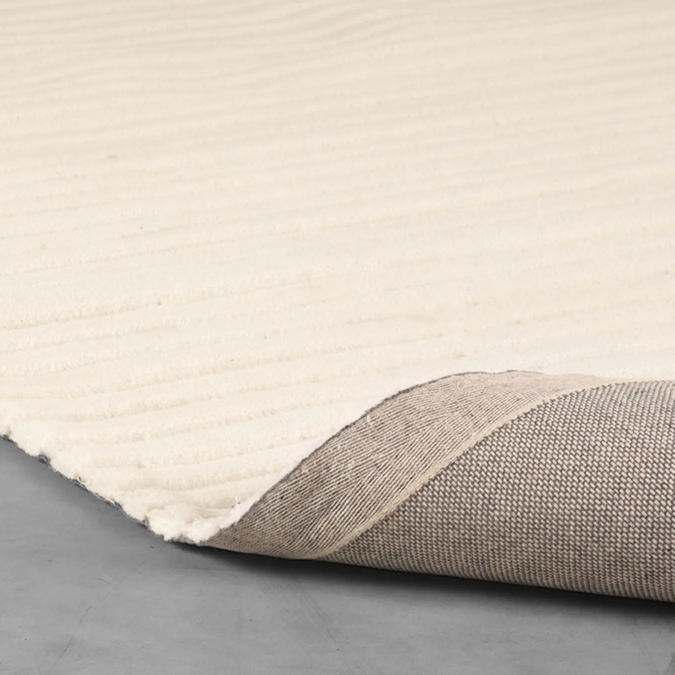 LABEL51 Vloerkleed Luxy Ivory Synthetisch 160x230 cm