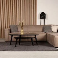 LABEL51 Vloerkleed Velvy Antraciet Synthetisch 230x160cm