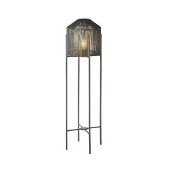 LABEL51 Vloerlamp Ibiza - Zwart - Jute