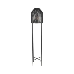 LABEL51 Vloerlamp Ibiza - Zwart - Jute