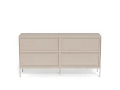 Ladekast Darvo Grijs 157cm - Giga Living