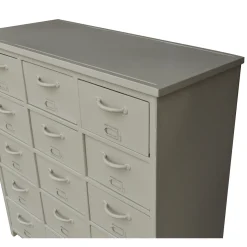 Ladekast Industrieel 15 Laden Beige - Giga Meubel