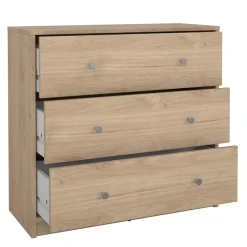 Ladekast May Jackson Hickory 3-lades - Giga Living