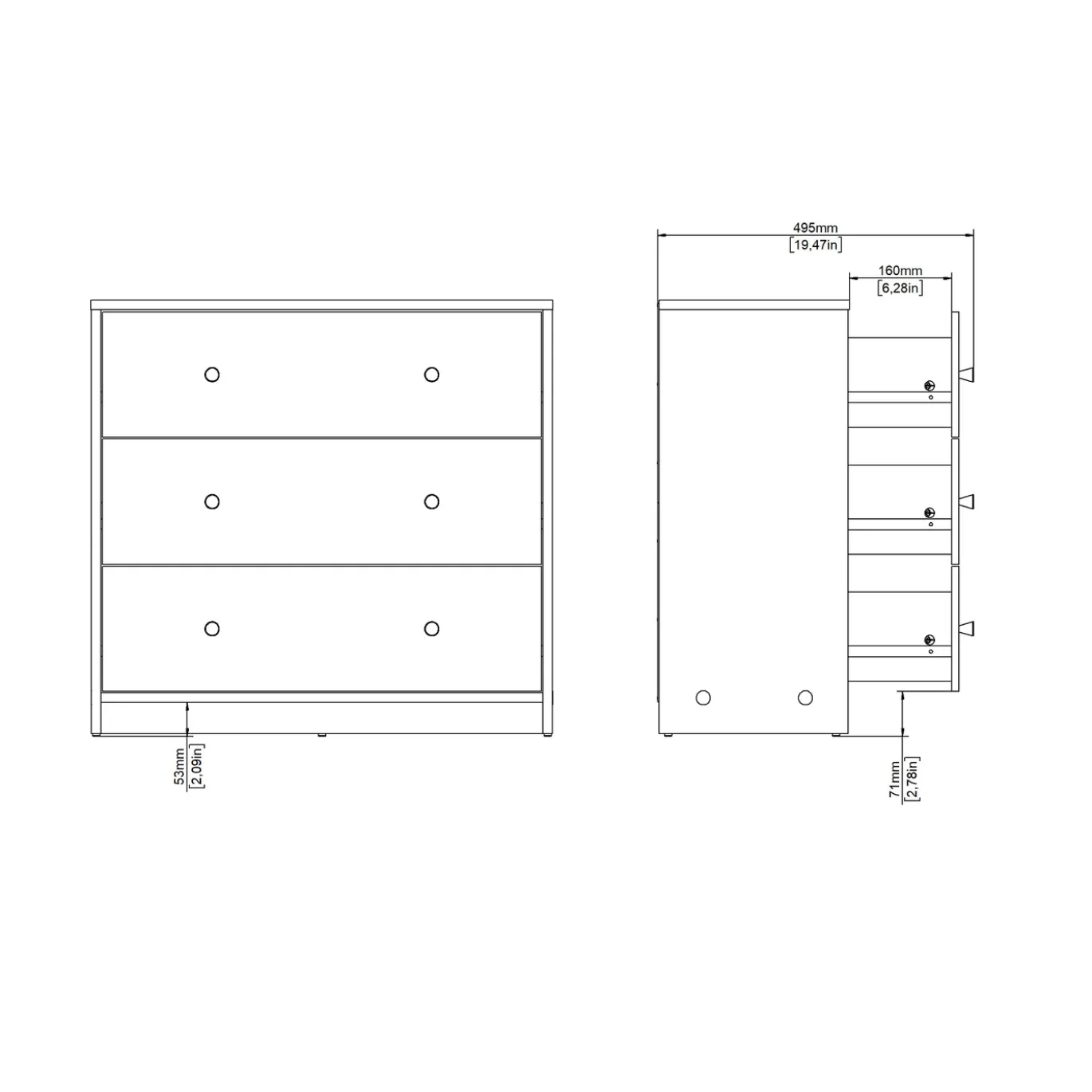 Ladekast May Jackson Hickory - Giga Living