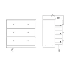 Ladekast May Wit - Giga Living
