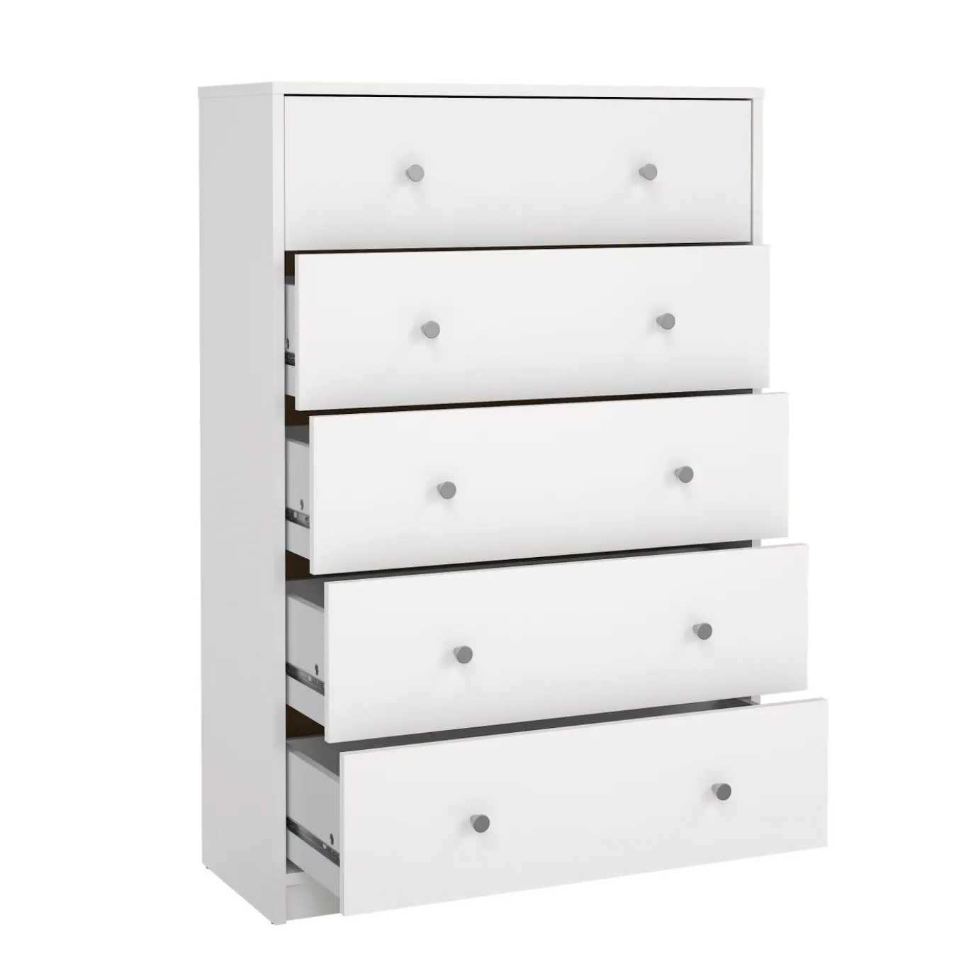 Ladekast May Wit 5-lades - Giga Living