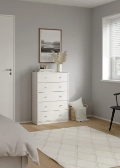 Ladekast May Wit 5-lades - Giga Living