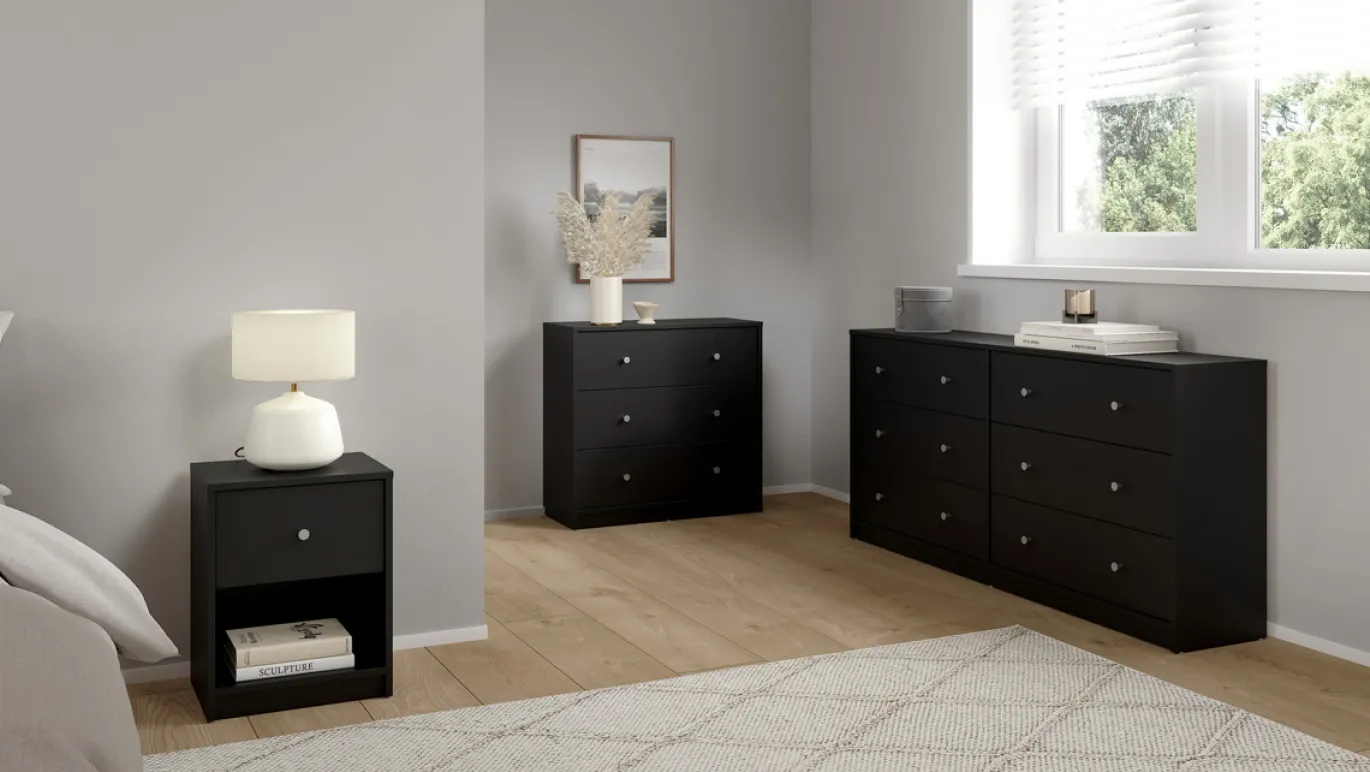 Ladekast May Zwart - Giga Living