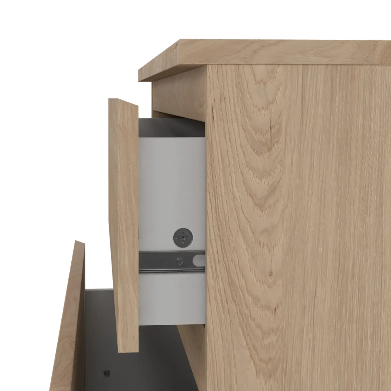 Ladekast Nova Jackson Hickory 3-lades - Giga Living