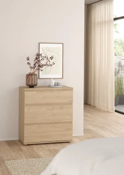 Ladekast Nova Jackson Hickory 3-lades - Giga Living
