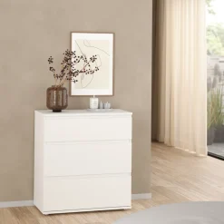 Ladekast Nova 3 lades Wit - Giga Living