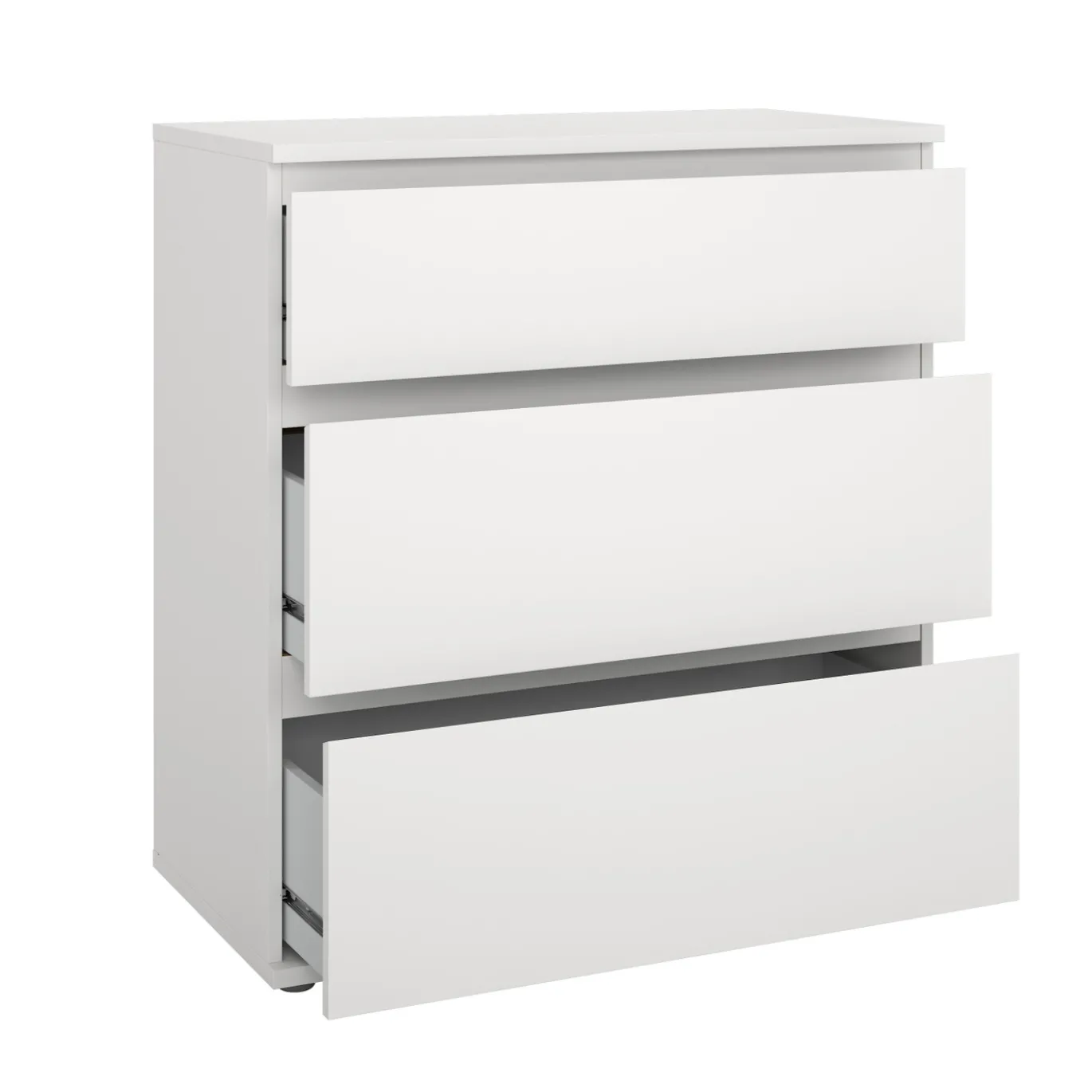 Ladekast Nova Wit 3-lades - Giga Living